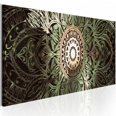 Quadro - Emerald Mandala - 120x40