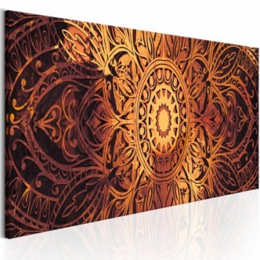 Quadro - Amber Mandala - 120x40