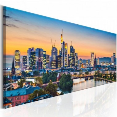 Quadro - Evening in Frankfurt - 135x45