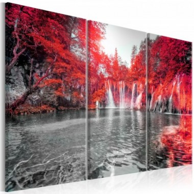 Quadro - Waterfalls of Ruby Forest - 90x60