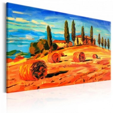 Quadro - August in Tuscany - 60x40