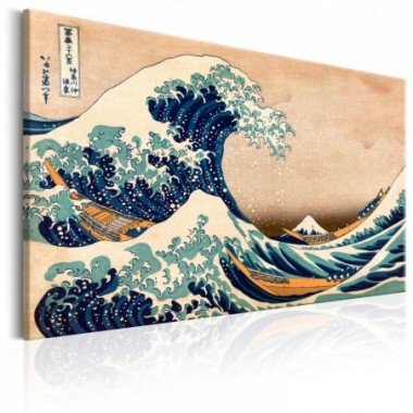 Quadro - The Great Wave off Kanagawa (Reproduction)...