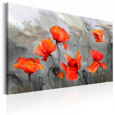Quadro - Poppies (Watercolour) - 90x60