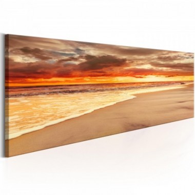 Quadro - Beach: Beatiful Sunset - 120x40