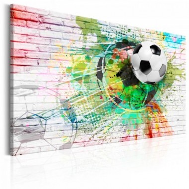 Quadro - Colourful Sport (Football) - 90x60