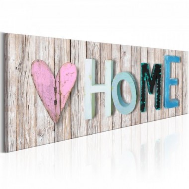 Quadro - Colourful Cottage - 150x50