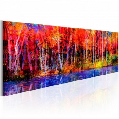Quadro - Colorful Autumn Trees - 150x50