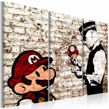 Quadro - Mario Bros: Torn Wall - 90x60