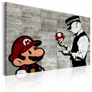Quadro - Banksy on Concrete - 90x60