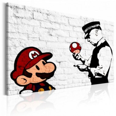 Quadro - Banksy on Brick - 90x60