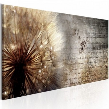 Quadro - Dandelion on Concrete - 120x40