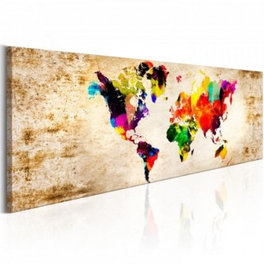 Quadro - World in Watercolours - 120x40