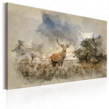 Quadro - Deer in Field - 120x80