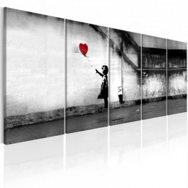 Quadro - Banksy: Runaway Balloon - 225x90