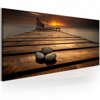 Quadro - Stones on the Pier - 135x45