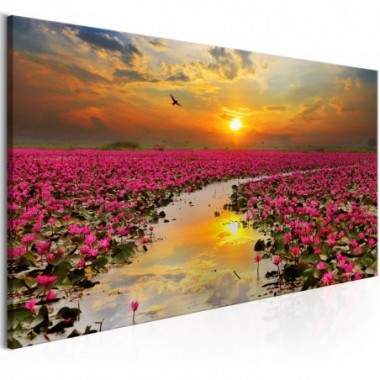 Quadro - Lily Field (1 Part) Narrow - 120x40
