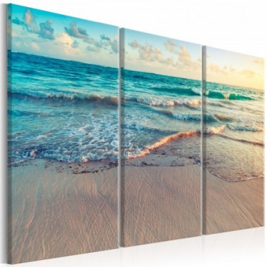 Quadro - Beach in Punta Cana (3 Parts) - 120x80