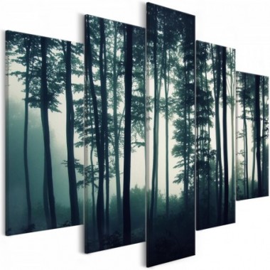 Quadro - Dark Forest (5 Parts) Wide - 100x50