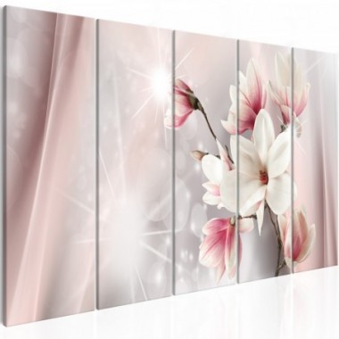 Quadro - Dazzling Magnolias (5 Parts) Narrow - 200x80