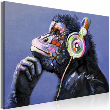 Quadro - Musical Monkey (1 Part) Wide - 120x80