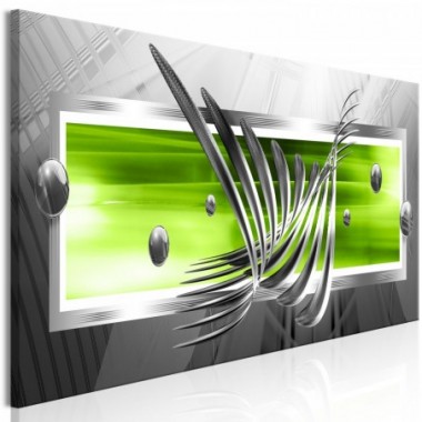 Quadro - Silver Wings (1 Part) Narrow Green - 135x45