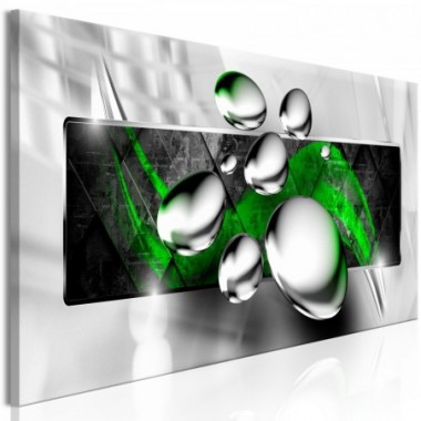 Quadro - Shiny Stones (1 Part) Narrow Green - 150x50
