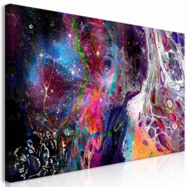 Quadro - Colourful Galaxy (1 Part) Wide - 60x30