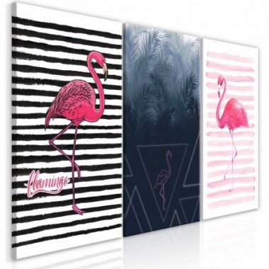 Quadro - Flamingos (Collection) - 60x30