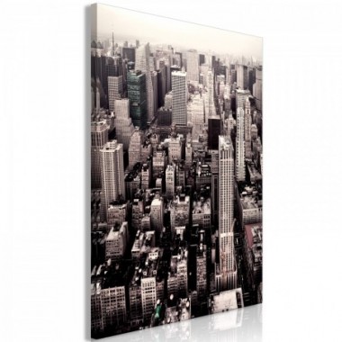 Quadro - Manhattan In Sepia (1 Part) Vertical - 80x120