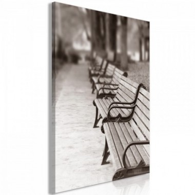 Quadro - Park Benches (1 Part) Vertical - 60x90