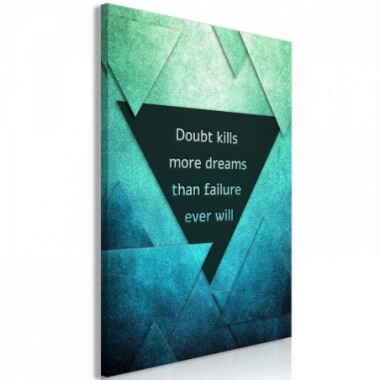 Quadro - Believe in Dreams (1 Part) Vertical - 60x90