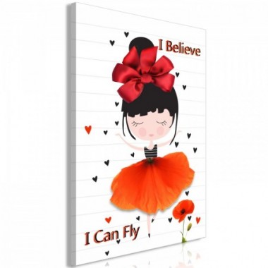 Quadro - I Believe I Can Fly (1 Part) Vertical - 80x120