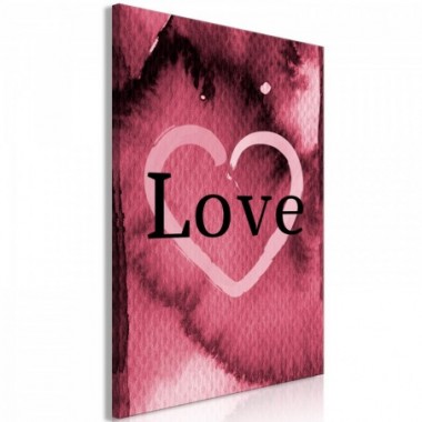 Quadro - Burgundy Love (1 Part) Vertical - 60x90