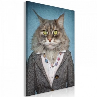 Quadro - Mrs. Cat (1 Part) Vertical - 40x60