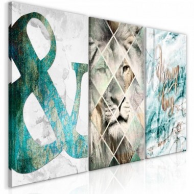 Quadro - Lion Dreams (3 Part) - 120x60