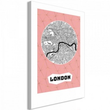 Quadro - Central London (1 Part) Vertical - 40x60