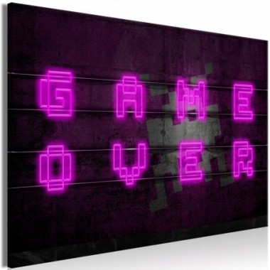 Quadro - Pink Neon (1 Part) Wide - 90x60