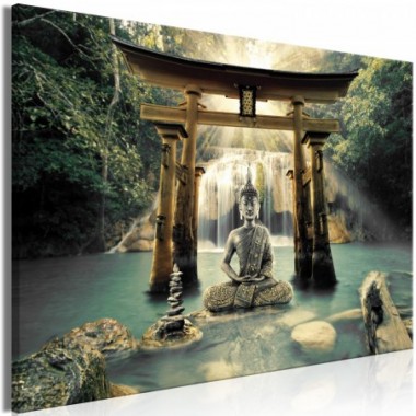 Quadro - Buddha Smile (1 Part) Wide - 90x60