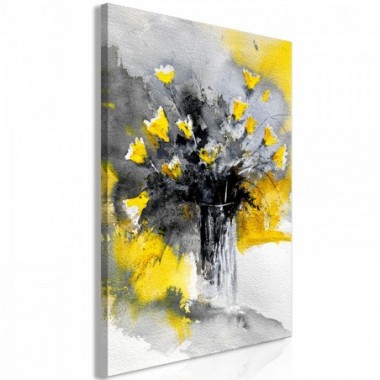 Quadro - Bouquet of Colours (1 Part) Vertical Yellow...