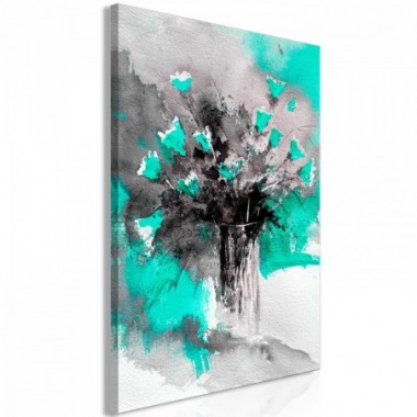 Quadro - Bouquet of Colours (1 Part) Vertical Green...