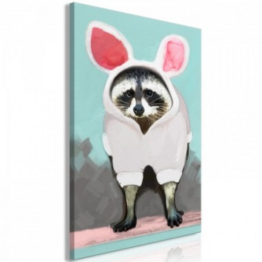 Quadro - Raccoon or Hare? (1 Part) Vertical - 40x60
