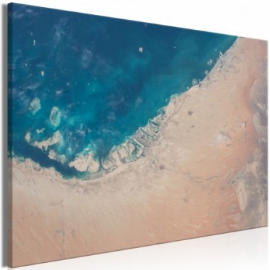 Quadro - Dubai from the Satellite (1 Part) Wide - 60x40