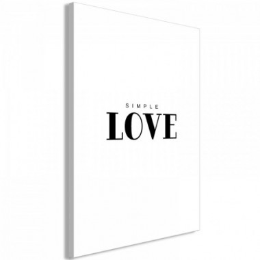 Quadro - Simple Love (1 Part) Vertical - 60x90
