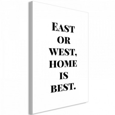 Quadro - Home Is Best (1 Part) Vertical - 40x60