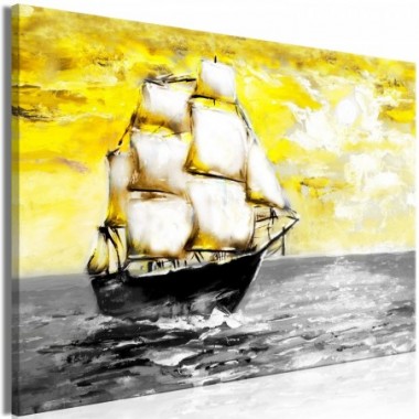 Quadro - Spring Cruise (1 Part) Wide Yellow - 90x60