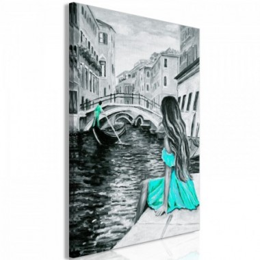 Quadro - Far Dreams (1 Part) Vertical Blue - 80x120