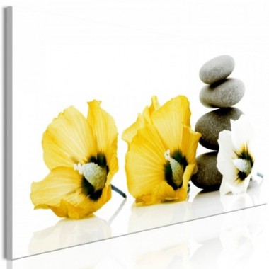 Quadro - Calm Mallow (1 Part) Narrow Yellow - 135x45