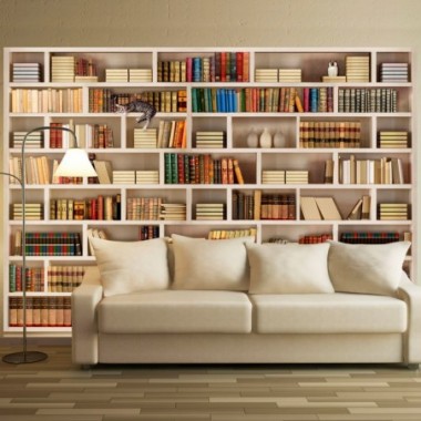 Fotomurale - Biblioteca di casa - 350x245