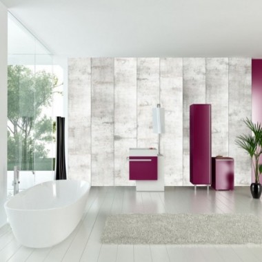 Fotomurale adesivo - Mosaico in acciaio - 343x245