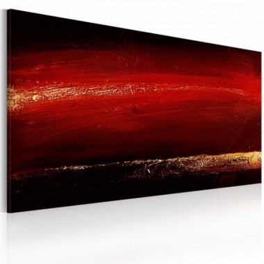 Quadro dipinto - Rossetto rosso - 120x60